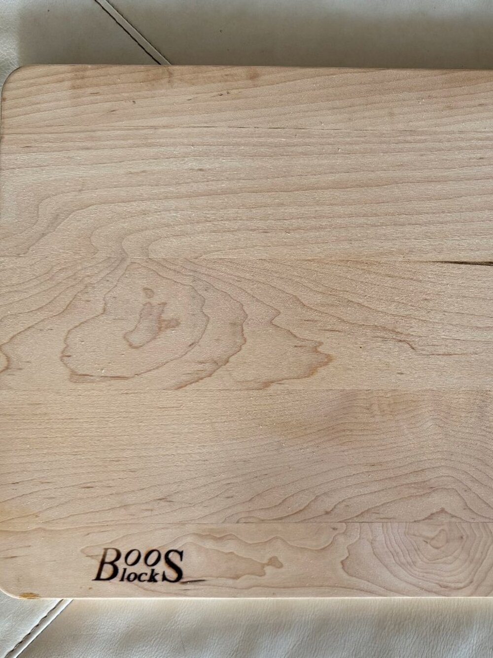 John Boos & Co. 18" x 13" Hard Maple Cutting Board | Edge Grain Block
